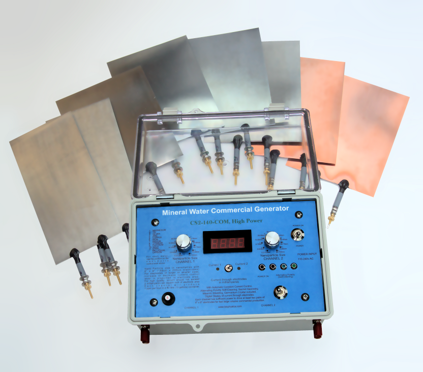 Colloidal Silver Commercial generator with electrodes